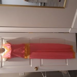 Hot pink orange pajama